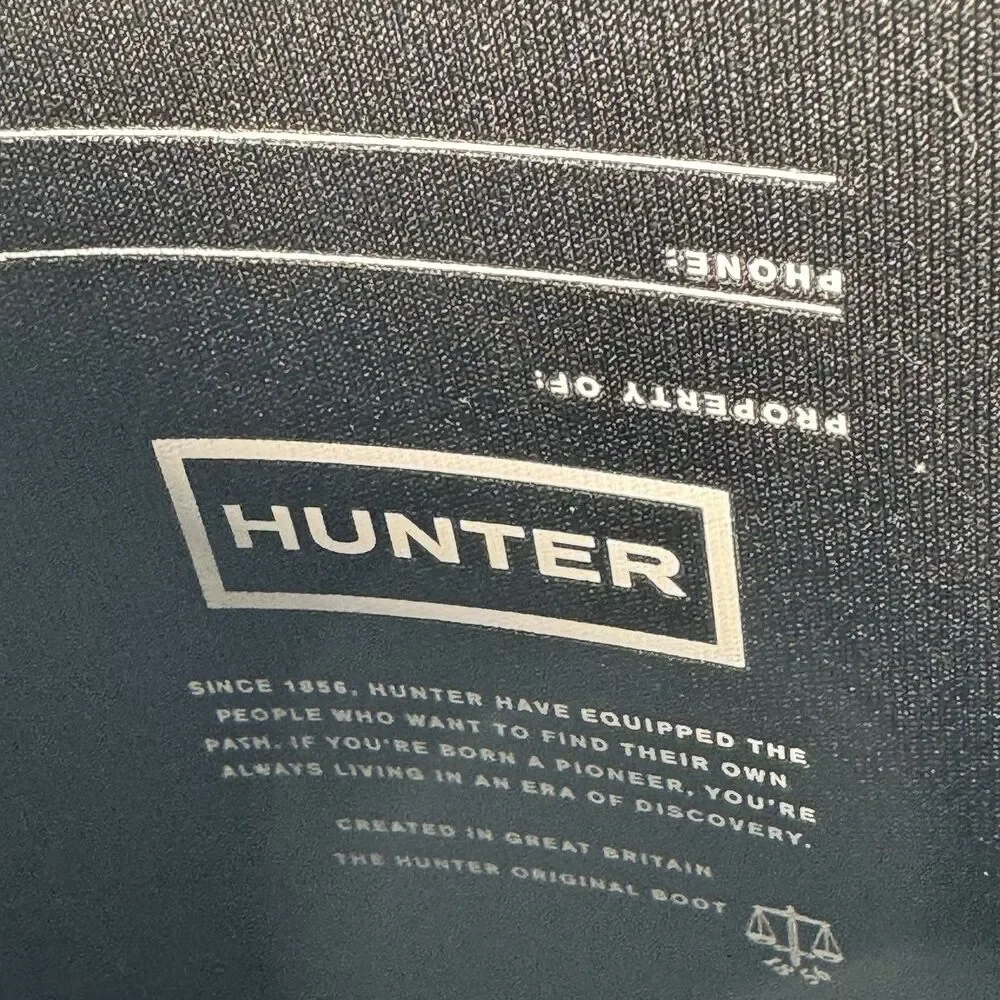 Hunter Original Tour Tall Boot, Black Winter, Rain Boot, Women’s Size 9 New